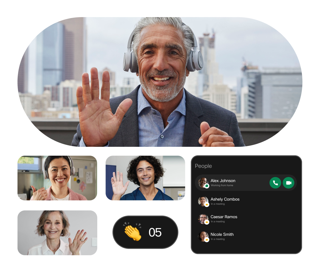 Webex App があれば、自分の働き方で、自分の働きたい場所で仕事ができます。