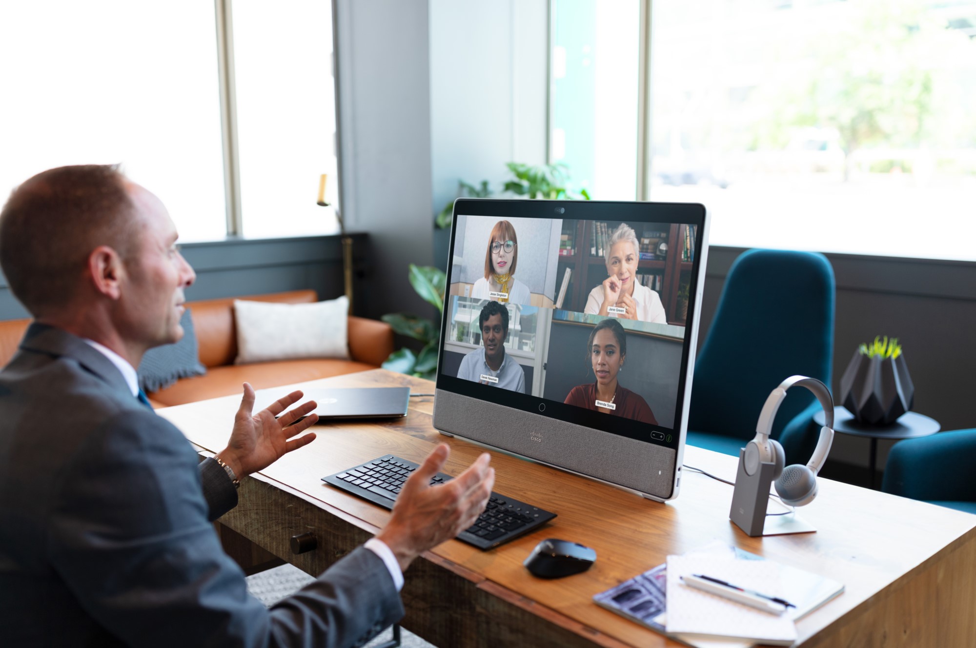 Los usuarios están incluidos y comprometidos con Webex Meetings.