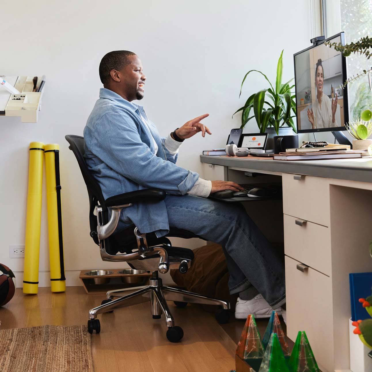 Com o Webex, as pessoas podem trabalhar de onde e quando quiserem