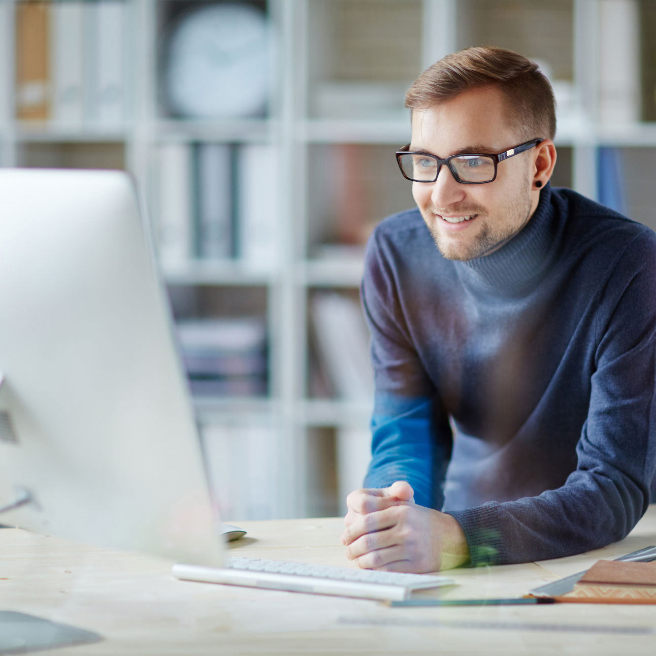 Benutzer hört sich eine Frage-und-Antwort-Runde in einem Webex Meeting an