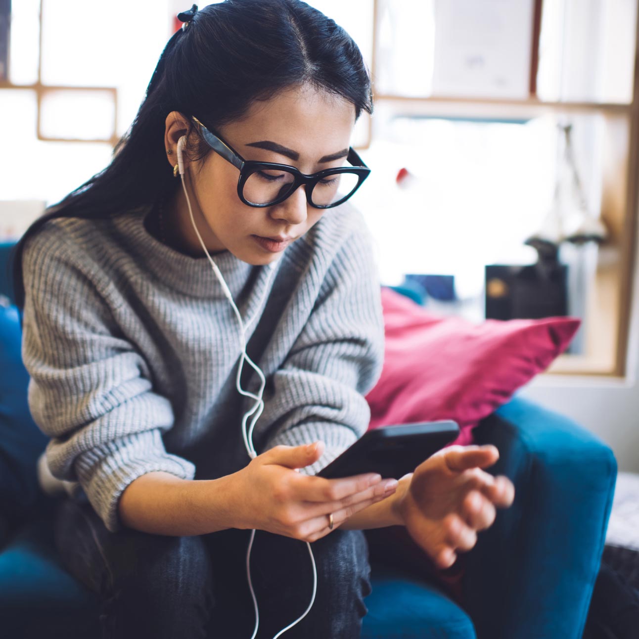 Personne qui participe à une réunion interactive Webex